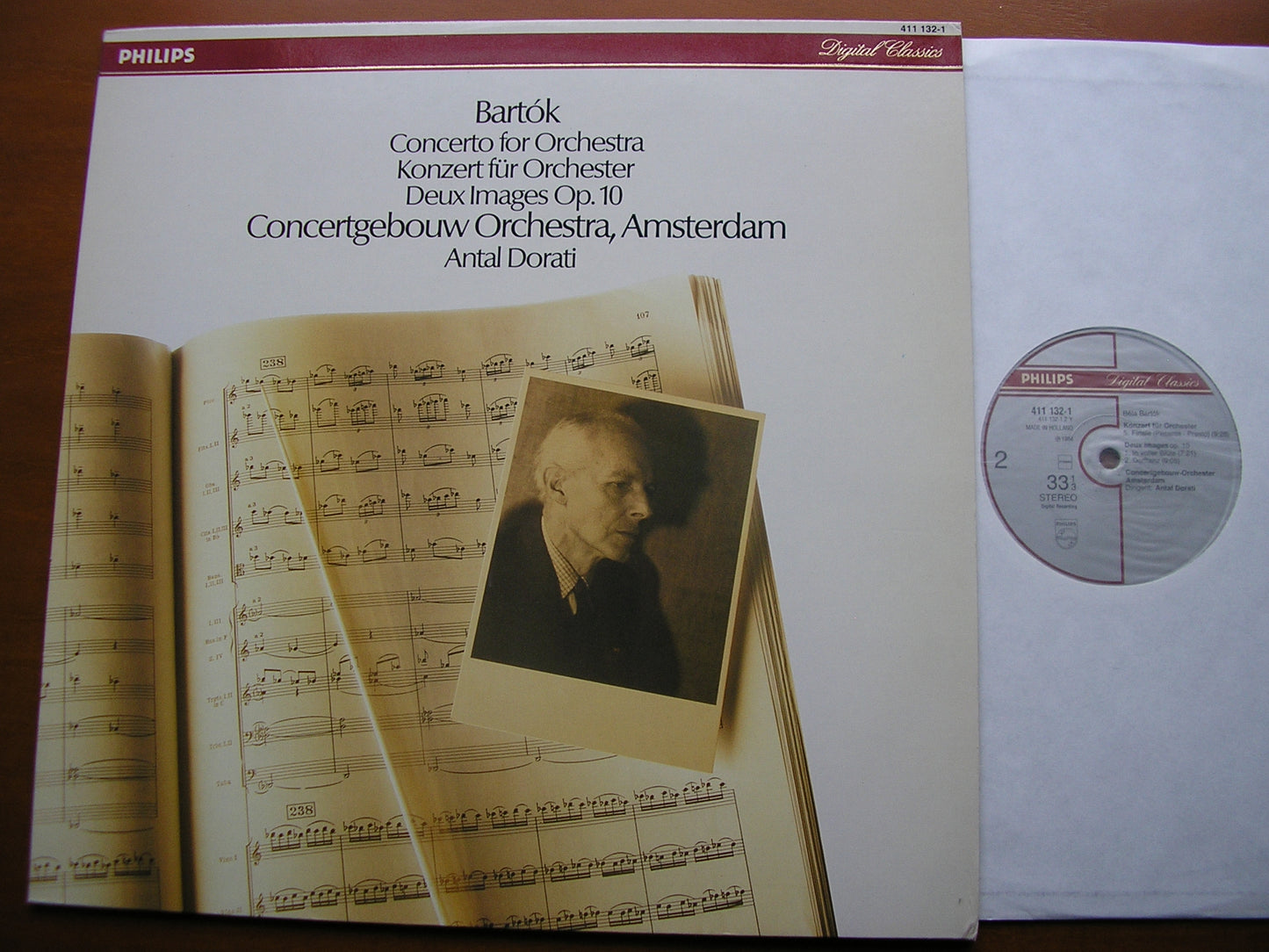 BARTOK: CONCERTO FOR ORCHESTRA / TWO PICTURES DORATI / CONCERTGEBOUW ORCHESTRA 411 132
