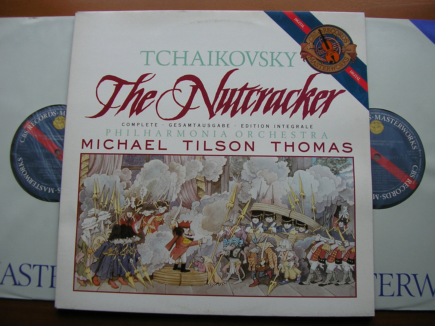 TCHAIKOVSKY: THE NUTCRACKER TILSON THOMAS / PHILHARMONIA ORCHESTRA 2 LP I2M42173