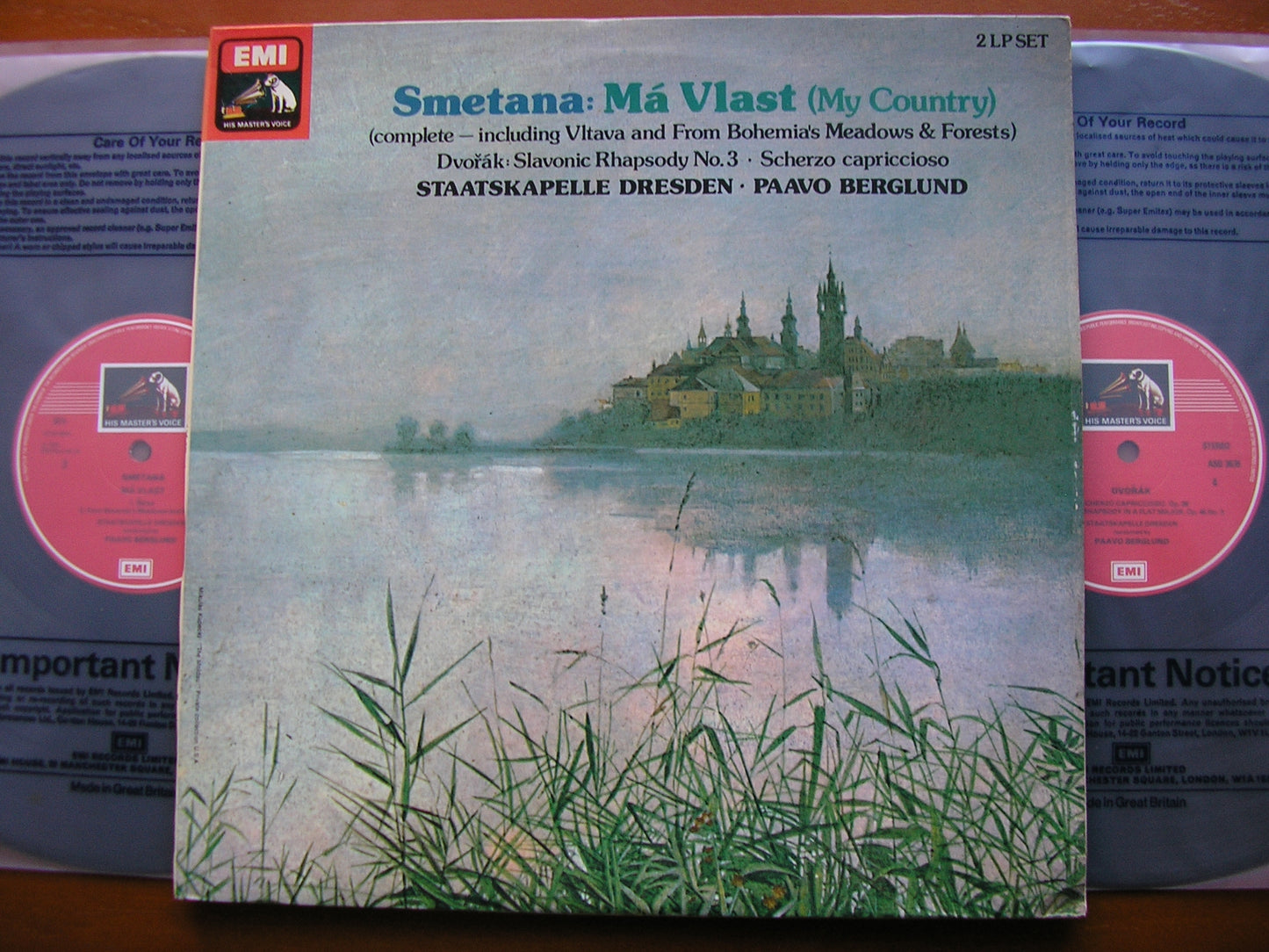 SMETANA: MA VLAST / DVORAK: SCHERZO CAPRICCIOSO / SLAVONIC RHAPSODY BERGLUND / STAATSKAPELLE DRESDEN SLS 5151