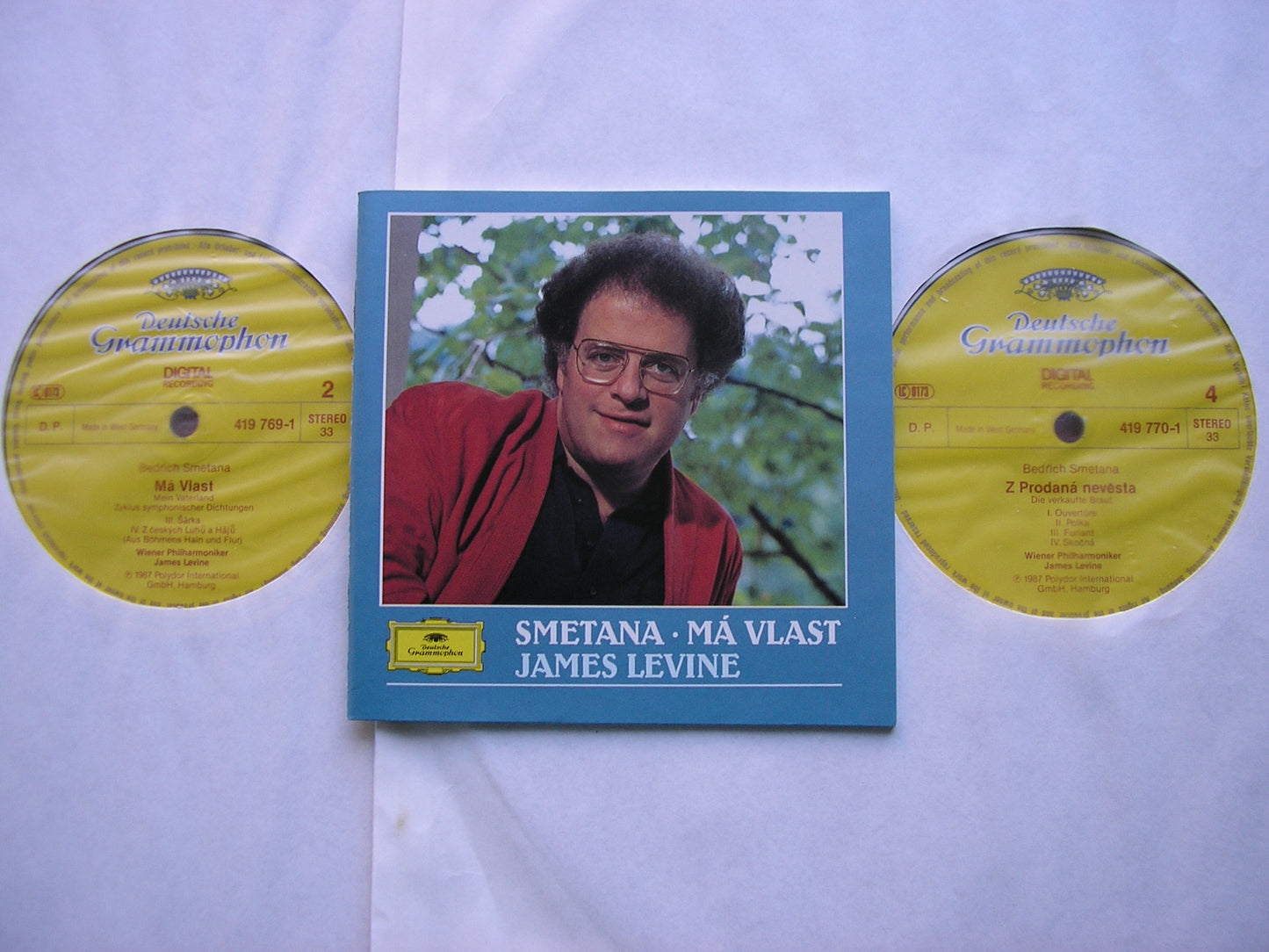 SMETANA: MA VLAST / OVERTURE & DANCES from 'The Bartered Bride' LEVINE / VIENNA PHILHARMONIC 2 LP 419 768