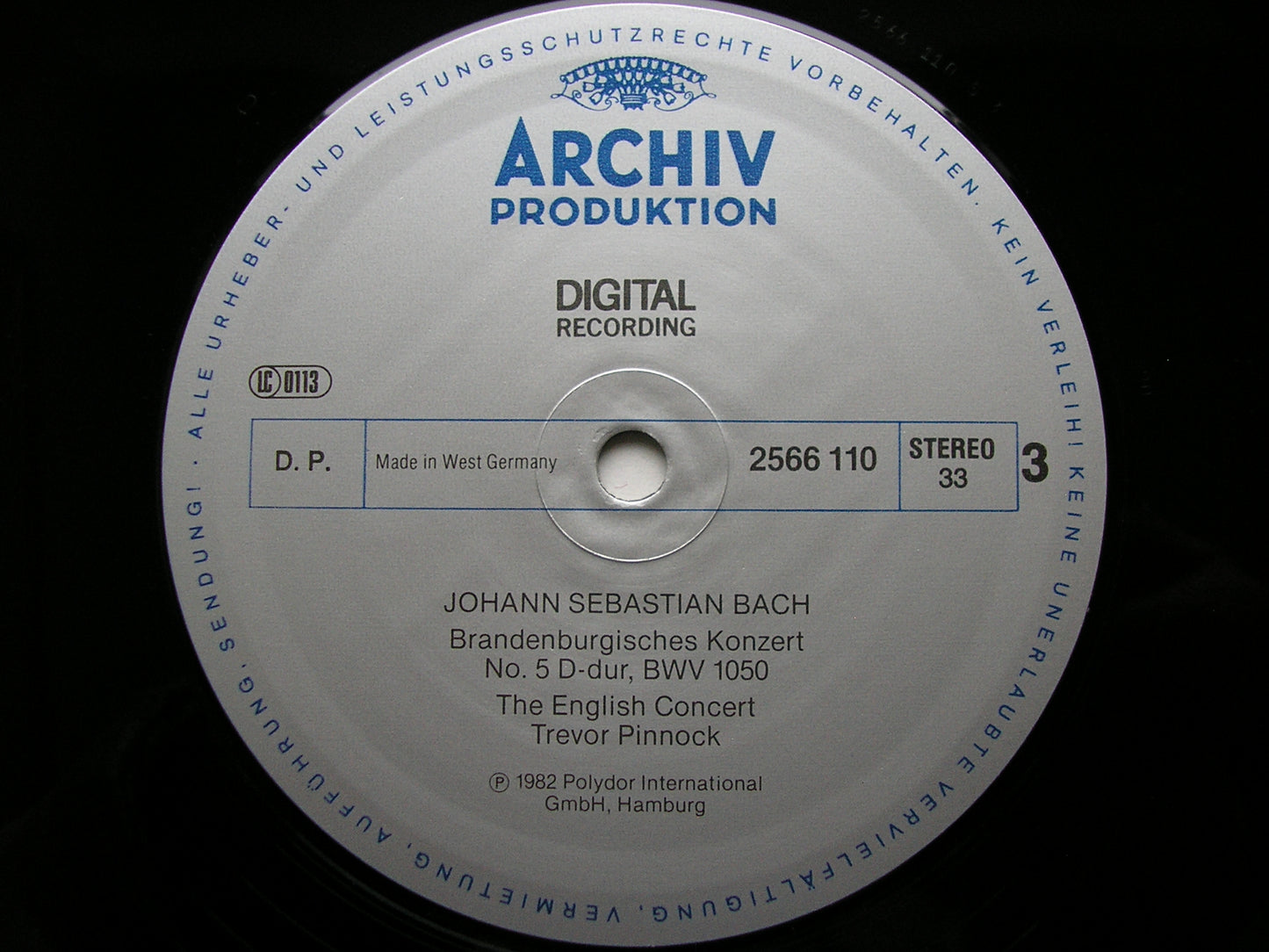 BACH: THE BRANDENBURG CONCERTOS   PINNOCK / THE ENGLISH CONCERT   2 LP      2742 003