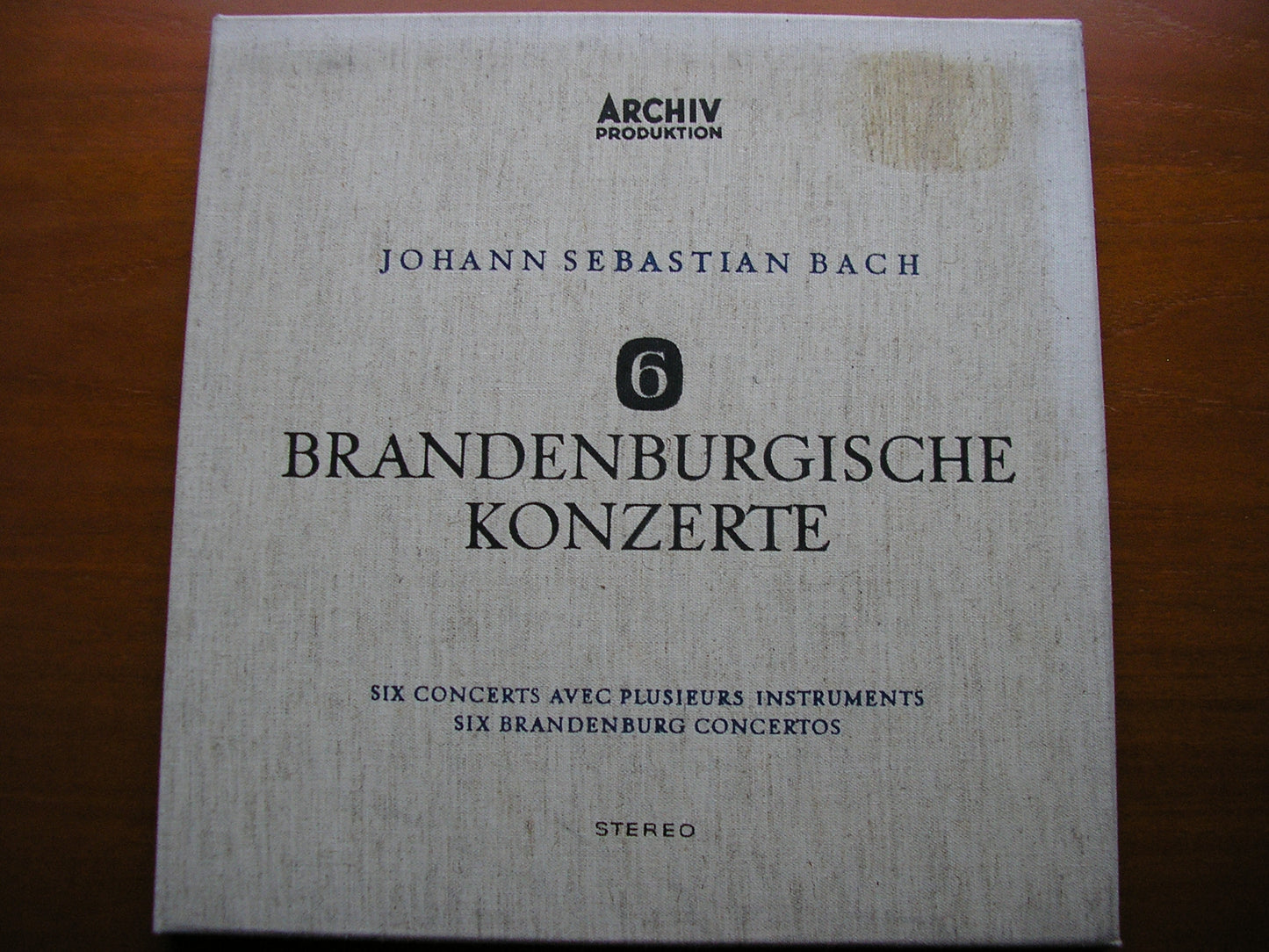BACH: THE BRANDENBURG CONCERTOS    BAUMGARTNER / FESTIVAL STRINGS LUCERNE    2 LP     198 142 / 3