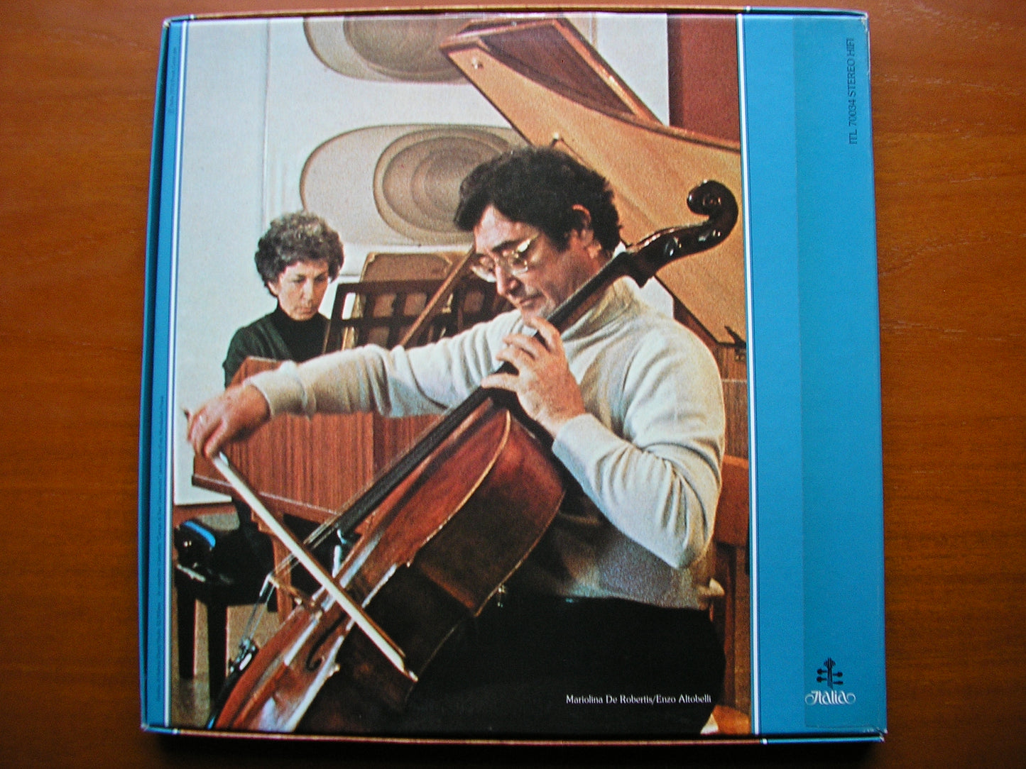 VIVALDI: NINE SONATAS FOR CELLO & BASSO CONTINUO ALTOBELLI / DE ROBERTIS 2 LP ITL 70034
