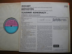 MOZART & BEETHOVEN: QUINTETS FOR PIANO & WIND   ASHKENAZY / LONDON WIND SOLOISTS   SXL 6252