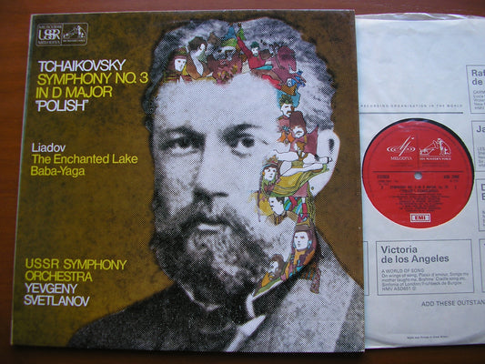 TCHAIKOVSKY: SYMPHONY No. 3 'Polish'     SVETLANOV / USSSR SYMPHONY   ASD 2499