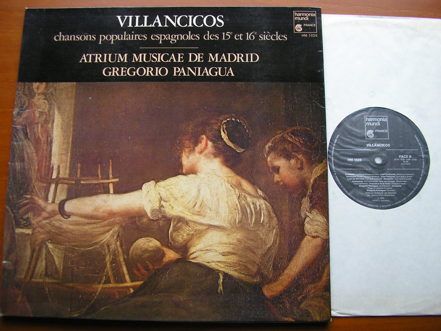 VILLANCICOS: 15th & 16th Century Spanish Folksongs ATRIUM MUSICAE DE MADRID / PANIAGUA HM 1025