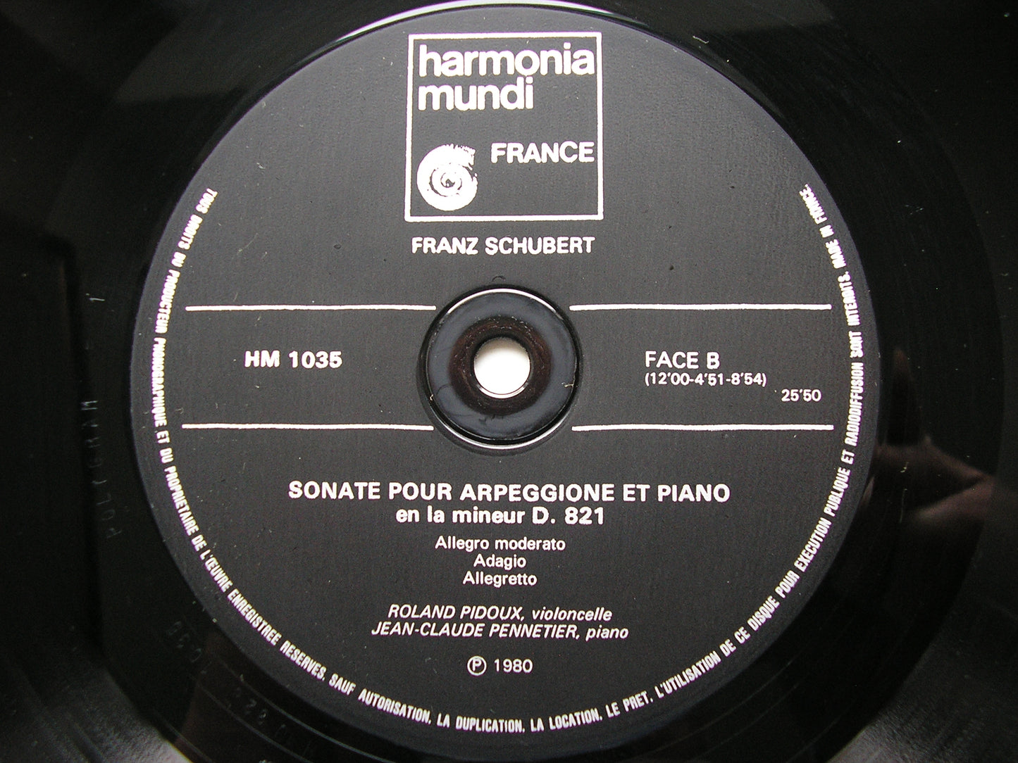 SCHUBERT: ARPEGGIONE SONATA / STRING TRIOS D471 & D581 LES MUSICIENS HM 1035