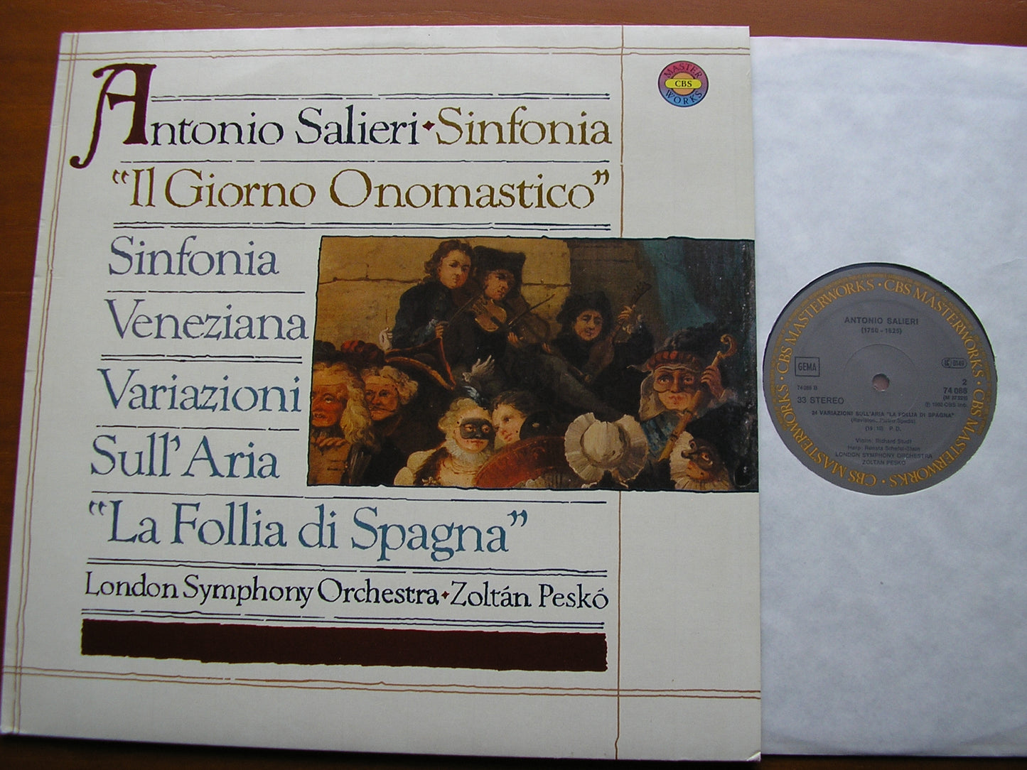 SALIERI: ORCHESTRAL WORKS PESKO / LONDON SYMPHONY 74088