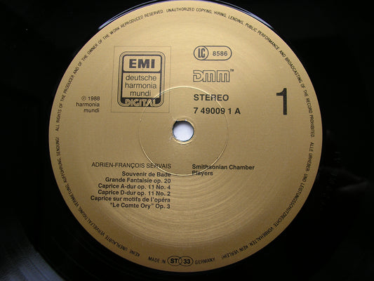 SERVAIS: SOUVENIRS & CAPRICES    BYLSMA / BETHS / SMITHSONIAN CHAMBER PLAYERS   749009