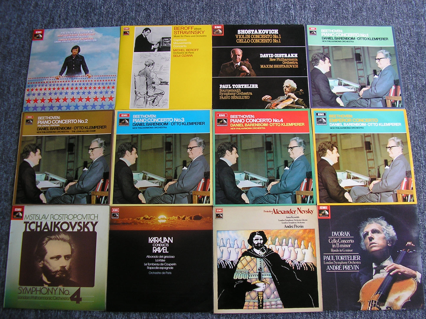 THE EMI ASD 4 DIGIT SERIES - Part 1 - a selection of 96 LPs