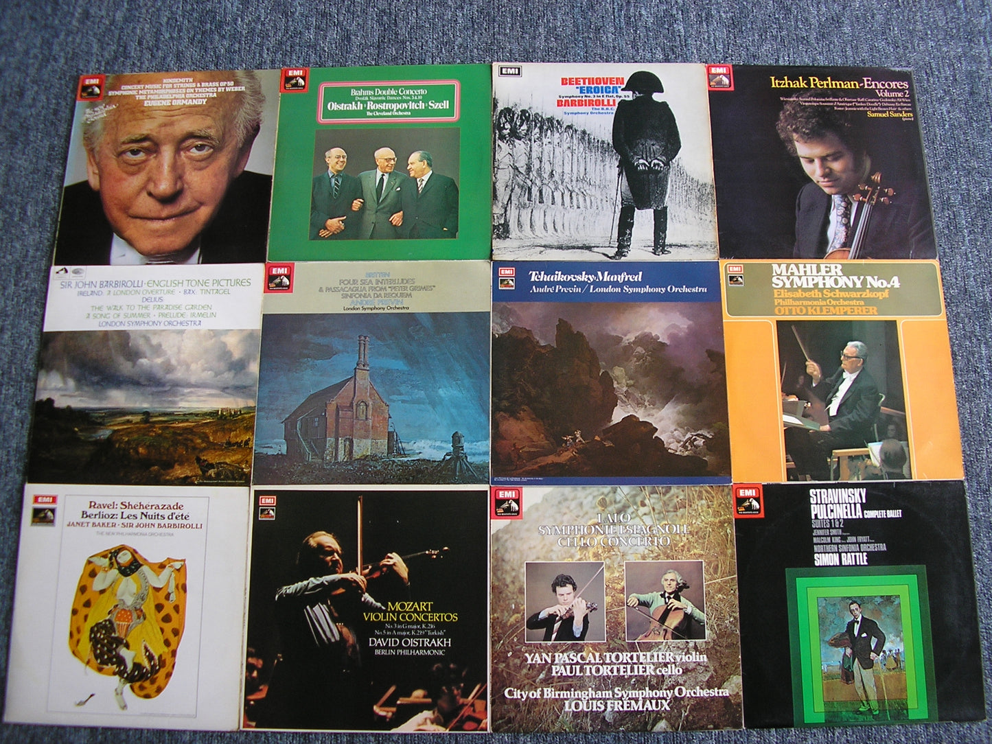 THE EMI ASD 4 DIGIT SERIES - Part 1 - a selection of 96 LPs