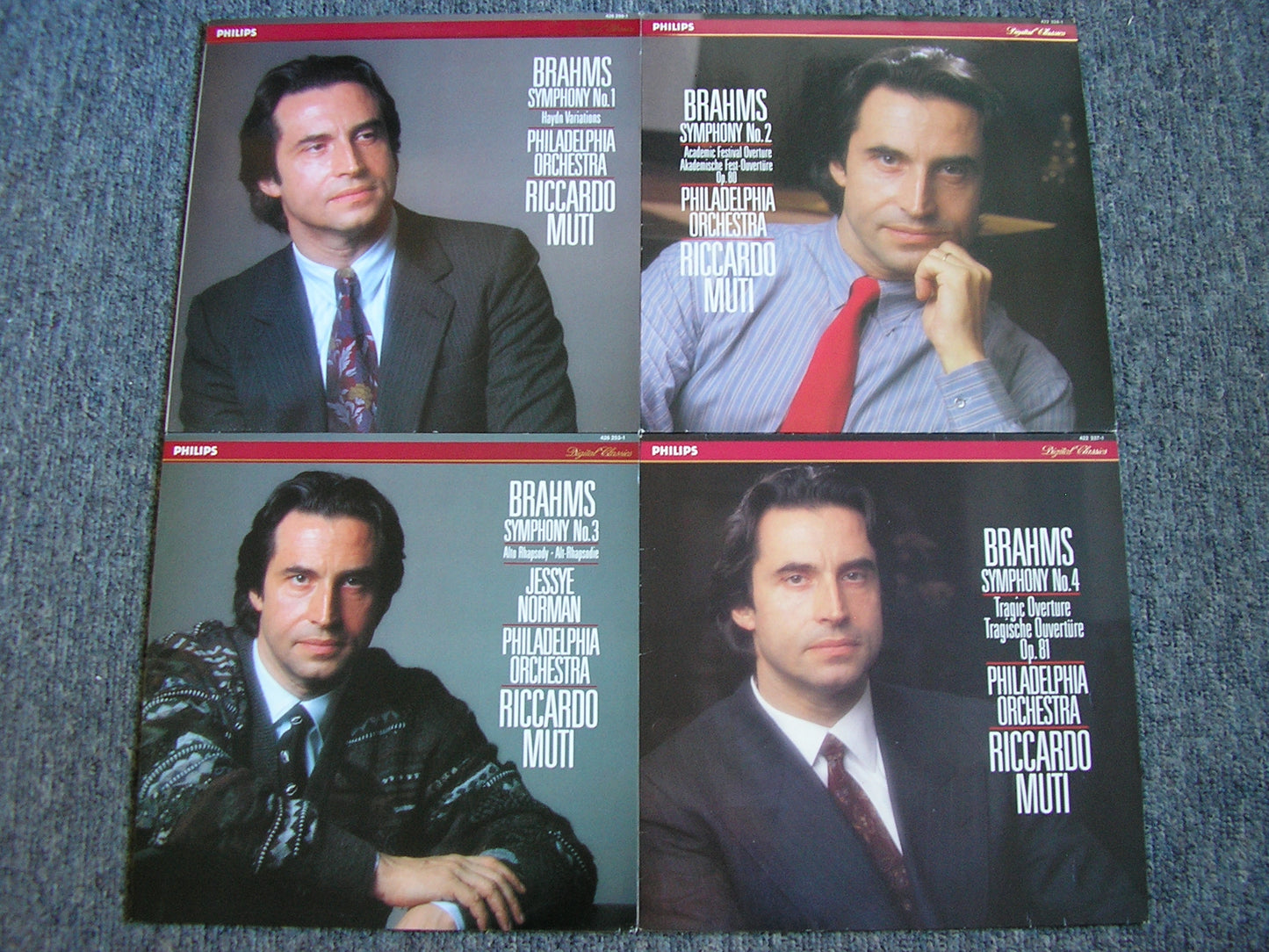 BRAHMS: THE FOUR SYMPHONIES / ALTO RHAPSODY / HAYDN VARIATIONS / OVERTURES MUTI / PHILADELPHIA ORCHESTRA
