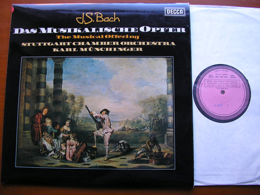 SXL 6824  BACH: MUSICAL OFFERING    MUNCHINGER / STUTTGART CHAMBER ORCHESTRA