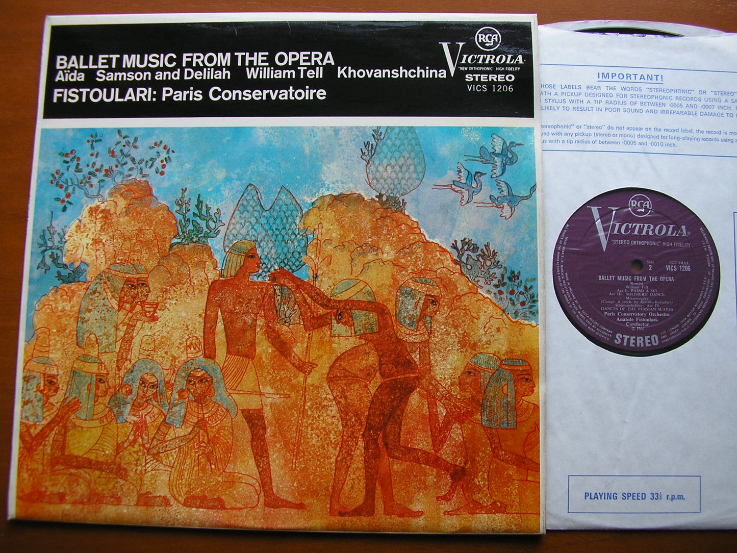 BALLET MUSIC FROM THE OPERA    FISTOULARI / PARIS CONSERVATOIRE     VICS 1206