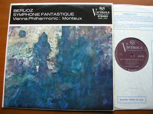 BERLIOZ: SYMPHONIE FANTASTIQUE    MONTEUX / VIENNA PHILHARMONIC    VICS 1031
