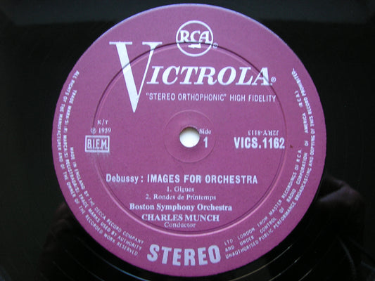 DEBUSSY: IMAGES    MUNCH / BOSTON SYMPHONY    VICS 1162