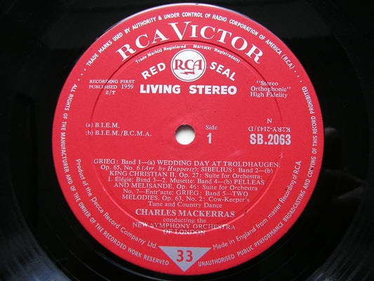 SIBELIUS & GRIEG: ORCHESTRAL WORKS   MACKERRAS / NEW SYMPHONY ORCHESTRA   SB 2063