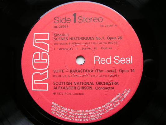 SIBELIUS: ORCHESTRAL WORKS    GIBSON / SCOTTISH NATIONAL ORCHESTRA   RL 25051