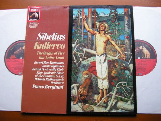 SIBELIUS: KULLERVO / THE ORIGIN OF FIRE / OUR NATIVE LAND     SOLOISTS / HELSINKI PHILHARMONIC ORCHESTRA / BERGLUND    27 03363