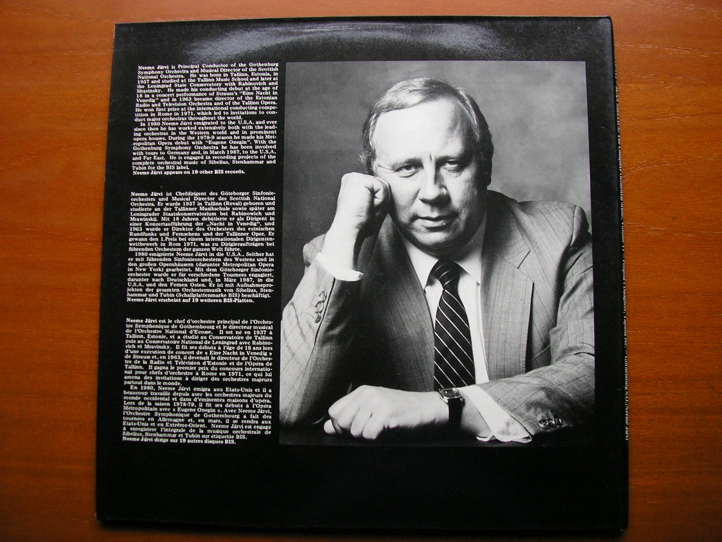 SIBELIUS: ORCHESTRAL WORKS    JARVI / GOTHENBURG SYMPHONY   BIS LP 312