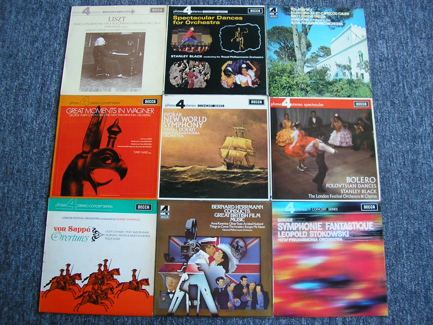 DECCA PFS PHASE 4 & EMI STUDIO 2 AUDIOPHILE COLLECTION  63 TITLES (65 LPs)