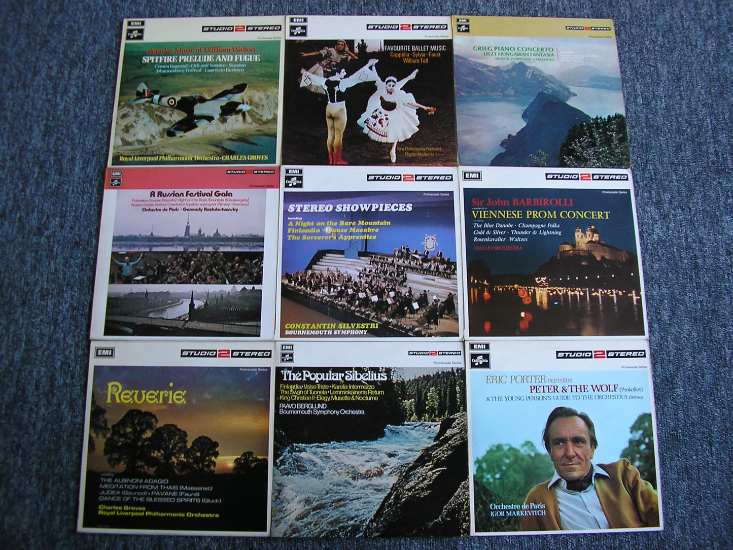 DECCA PFS PHASE 4 & EMI STUDIO 2 AUDIOPHILE COLLECTION  63 TITLES (65 LPs)