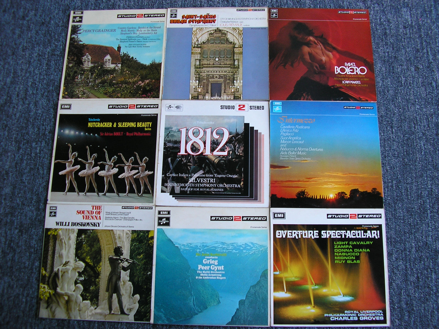 DECCA PFS PHASE 4 & EMI STUDIO 2 AUDIOPHILE COLLECTION  63 TITLES (65 LPs)