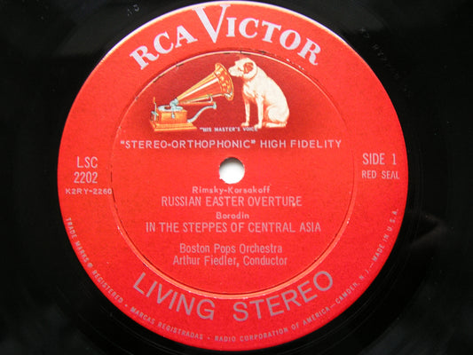 POPS CAVIAR: ORCHESTRAL MUSIC OF RIMSKY-KORSAKOV & BORODIN     FIEDLER / BOSTON POPS ORCHESTRA    LSC 2202