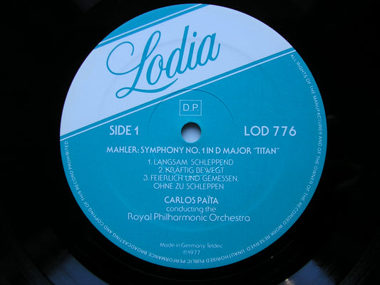 MAHLER: SYMPHONY No. 1 PAITA / ROYAL PHILHARMONIC LOD 776