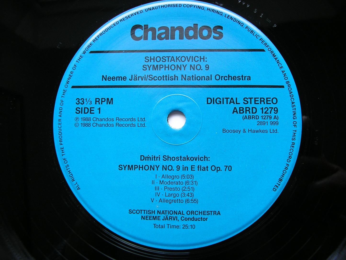 SHOSTAKOVICH: SYMPHONY No. 9 / Suite from KATERINA ISMAILOVA JARVI / SCOTTISH NATIONAL ORCHESTRA ABRD 1279