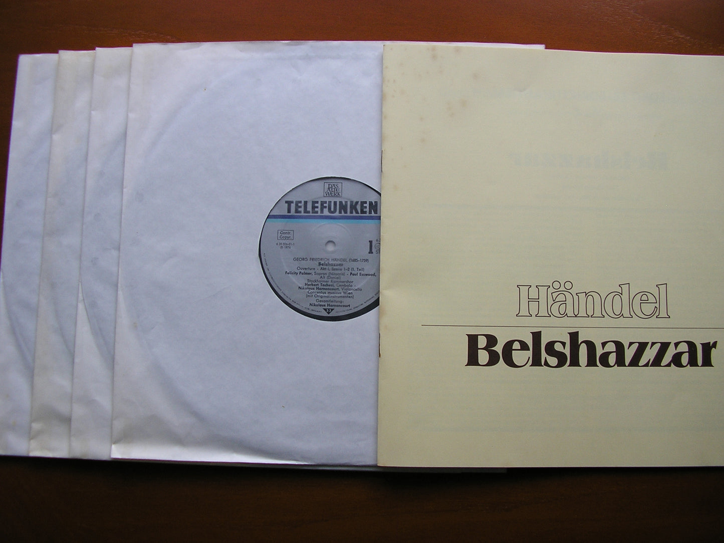 HANDEL: BELSHAZZAR TEAR / PALMER / LEHANE / CONCENTUS MUSICUS / HARNONCOURT 635326
