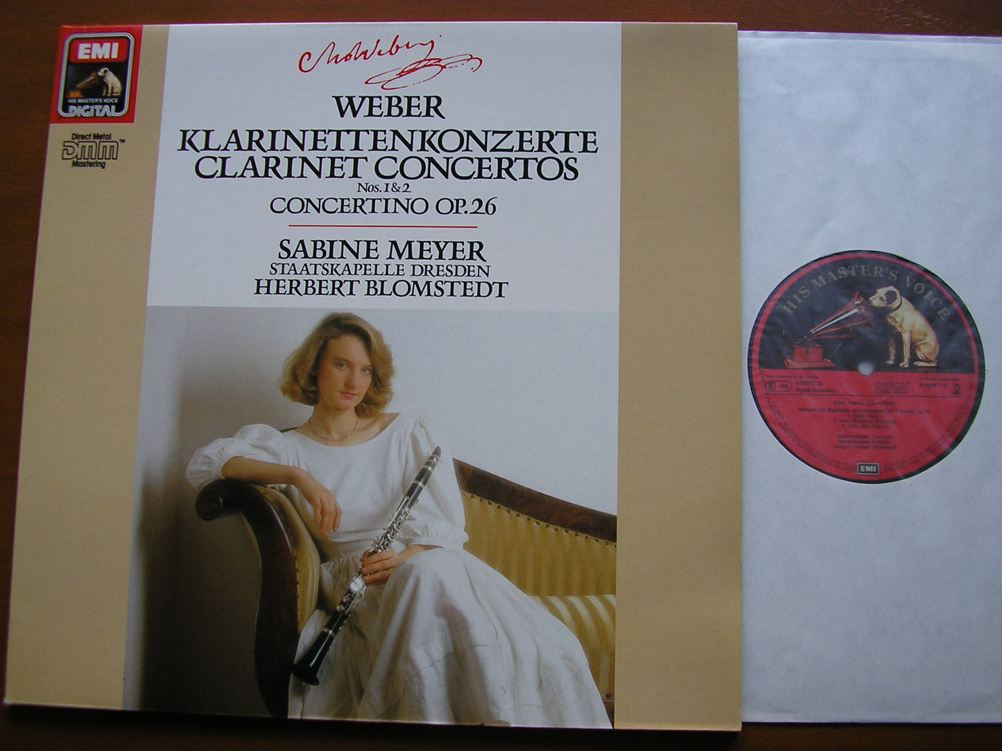 WEBER: CLARINET CONCERTOS Nos. 1 & 2 / CONCERTINO MEYER / DRESDEN STATE ORCHESTRA / BLOMSTEDT 27 0359