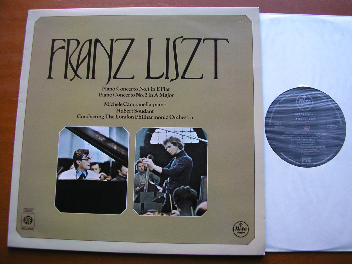 LISZT: PIANO CONCERTOS Nos. 1 & 2 CAMPANELLA / LONDON PHILHARMONIC / SOUDANT PCNHX 7