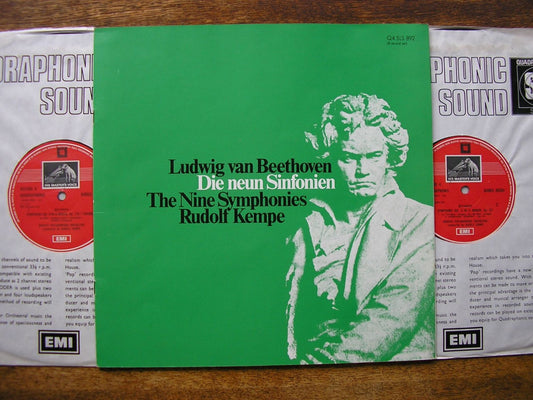 1974, leaflet, quadraphonic, pressings, wear, front, corners, sides, intact,