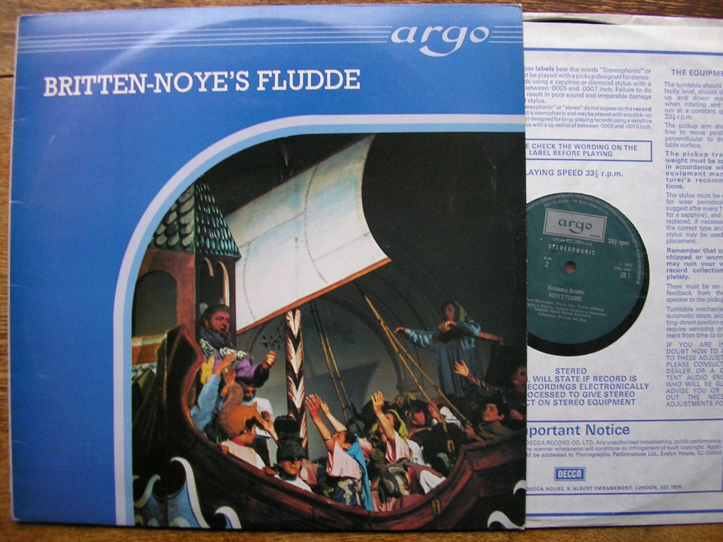 argo, 1976, recorded, 1961, issue, leaflet,