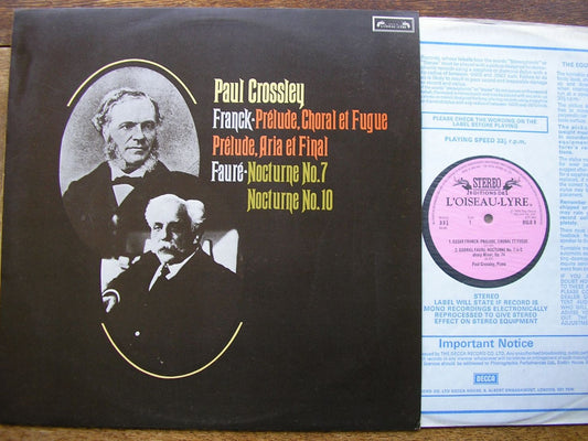 oiseau, lyre, dslo, 1975, leaflet,