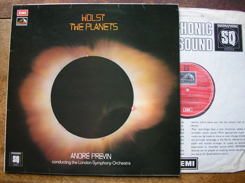 HOLST: THE PLANETS  PREVIN / LONDON SYMPHONY ORCHESTRA  Q4 ASD 3002
