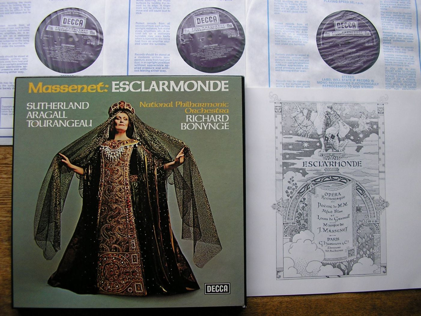 decca, 1976, libretto,
