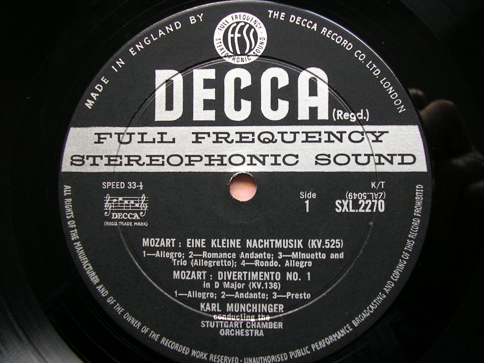 decca, 2270, 1961, wide, band, grooved,