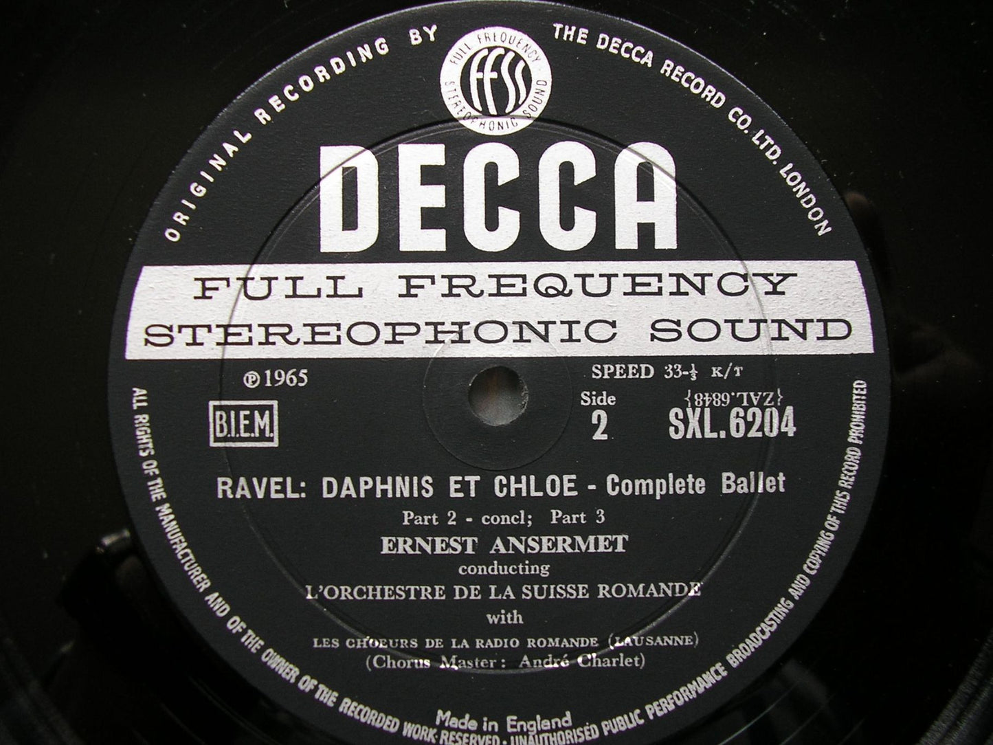 decca, 6204, 1965, wide, band, grooved,