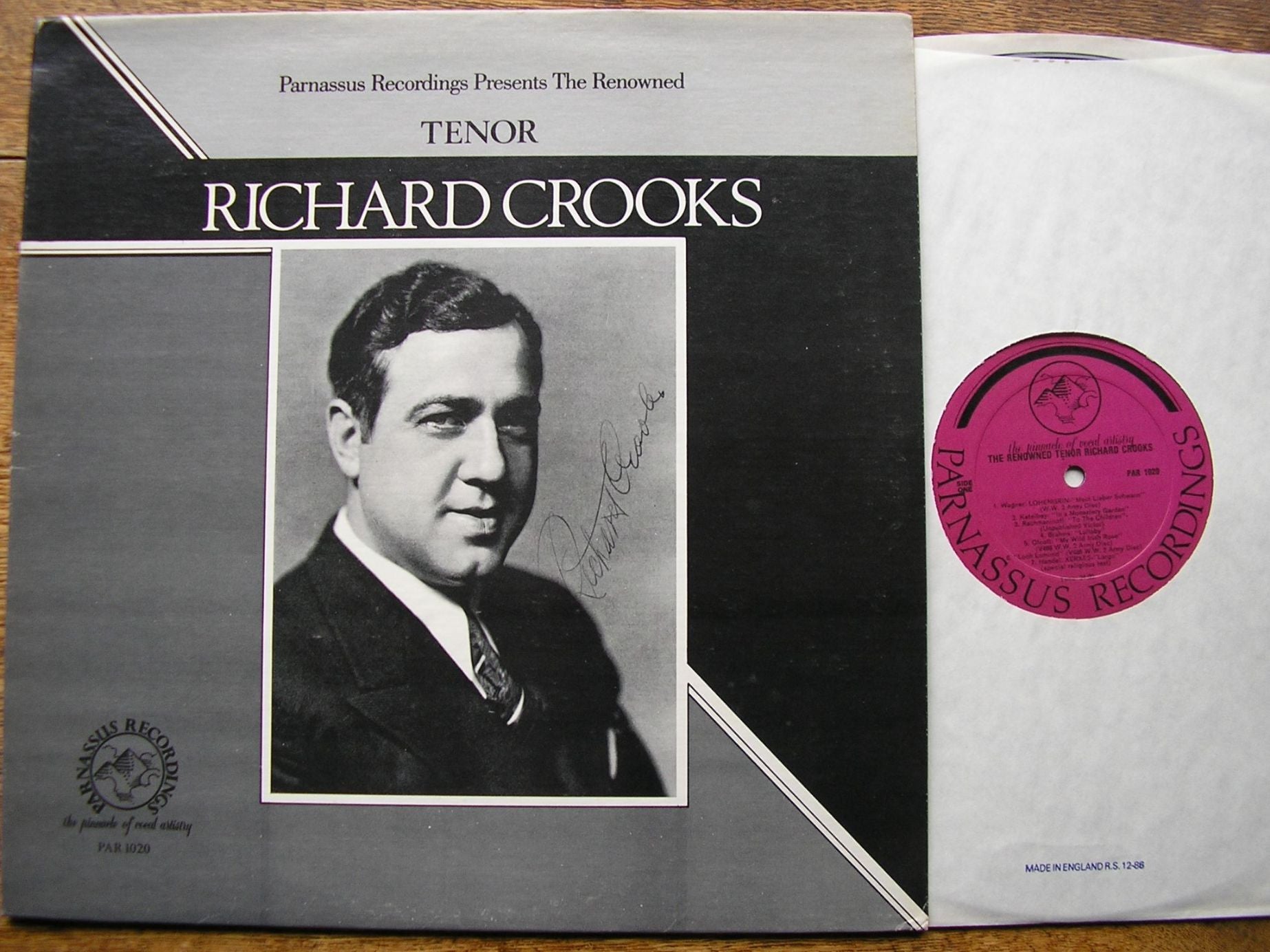 parnassus, 1020, 1970, recordings, 1930s, 1940s,