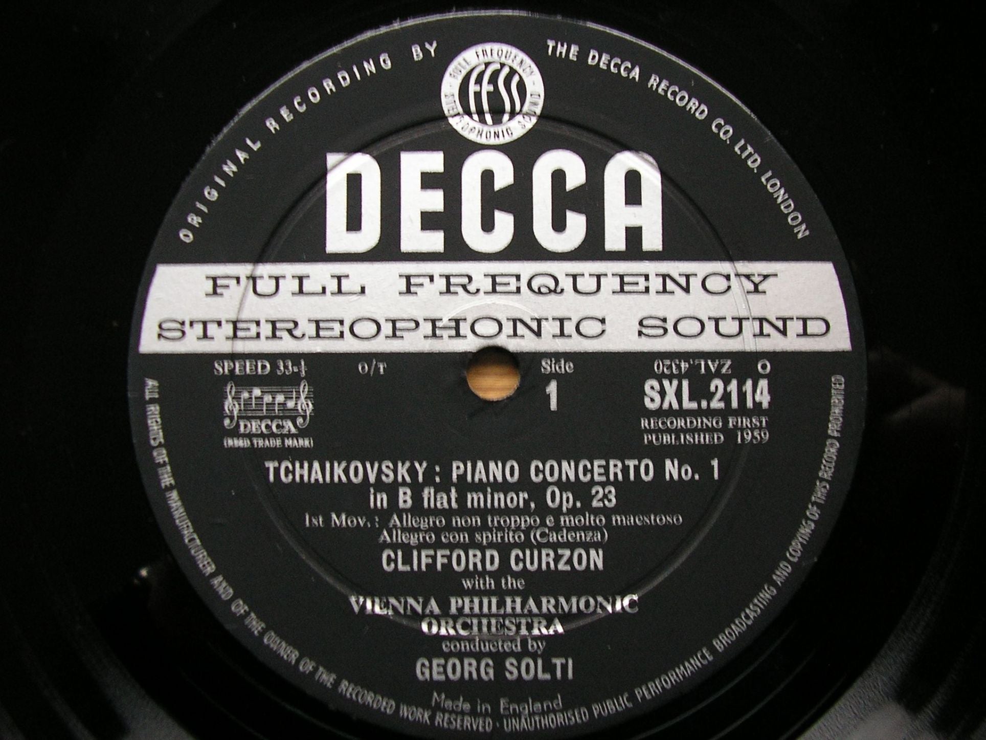 decca, 2114, 1959, wide, band, grooved,