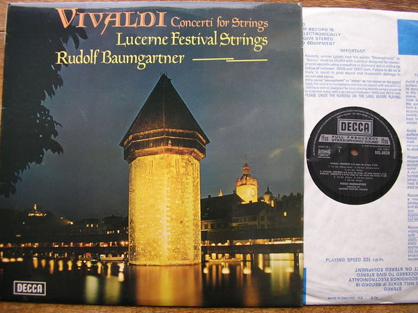 VIVALDI: CONCERTI FOR STRINGS KARL MUNCHINGER / STUTTGART