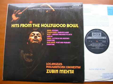 HITS FROM THE HOLLYWOOD BOWL: RAVEL / TCHAIKOVSKY / SUPPE / VERDI / BIZET    MEHTA / LOS ANGELES PHILHARMONIC    SXL 6568