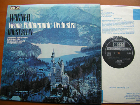 WAGNER: OVERTURE / PRELUDES    STEIN / VIENNA PHILHARMONIC    SXL 6656