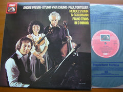 MENDELSSOHN & SCHUMANN: PIANO TRIOS   CHUNG / PREVIN / TORTELIER   ASD 3894