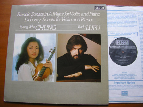 FRANCK & DEBUSSY: SONATAS FOR VIOLIN & PIANO    CHUNG / LUPU    SXL 6944