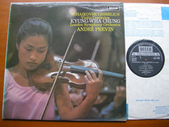 TCHAIKOVSKY & SIBELIUS: VIOLIN CONCERTOS     CHUNG / LONDON SYMPHONY / ANDRE PREVIN    SXL 6493