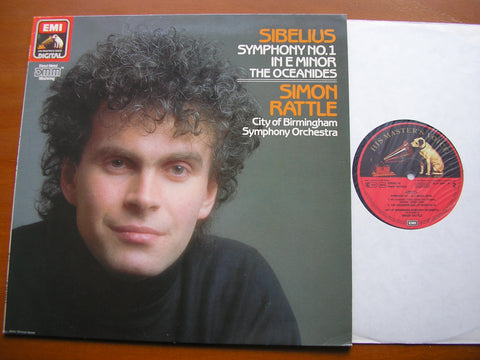 SIBELIUS: SYMPHONY No. 1 / THE OCEANIDES     RATTLE / CITY OF BIRMINGHAM SYMPHONY    27 0309