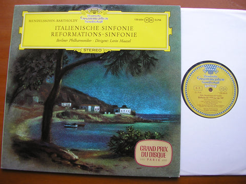 MENDELSSOHN: SYMPHONIES Nos. 4 'Italian' & 5 'Reformation'      MAAZEL / BERLIN PHILHARMONIC    138 684